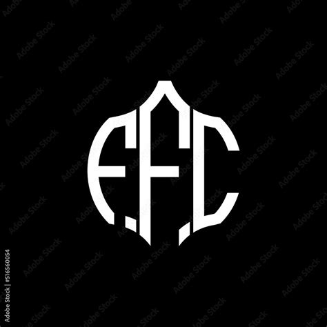 FFC letter logo. FFC best black background vector image. FFC Monogram ...