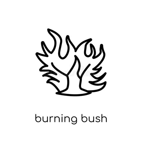 Clipart Of Burning Bush