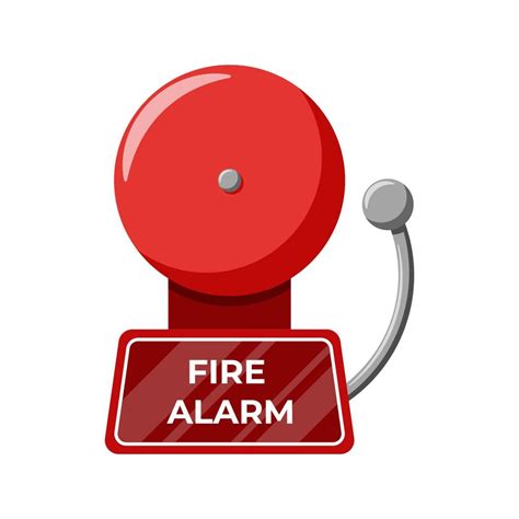 fire alarm vector isolated on white background 7351175 Vector Art at ...