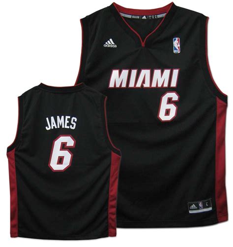 Lebron James Heat Replica - Adidas NBA Basketball Jersey | Miami Heat ...