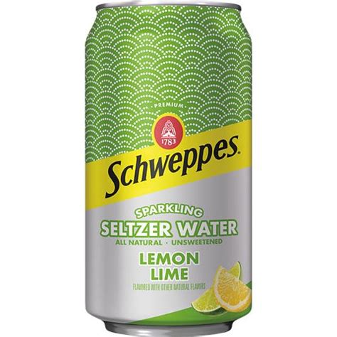 Schweppes Lemon-Lime Seltzer – Americraft Coffee and Tea Company