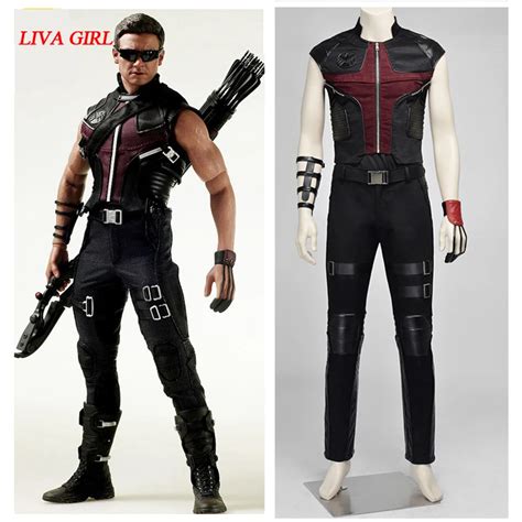 Hawkeye Cospaly Costume Marvel's The Avengers Hawkeye Costume Cosplay ...