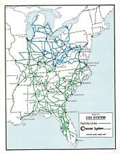 Map of CSX System w/ Chessie System & Family Lines FREE SHIPPING | eBay