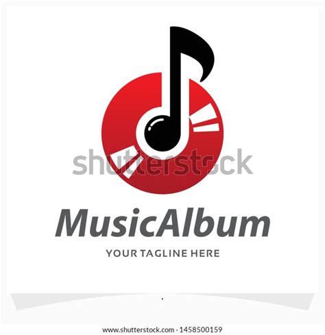 Music Album Logo Design Template Stock Vector (Royalty Free) 1458500159 ...