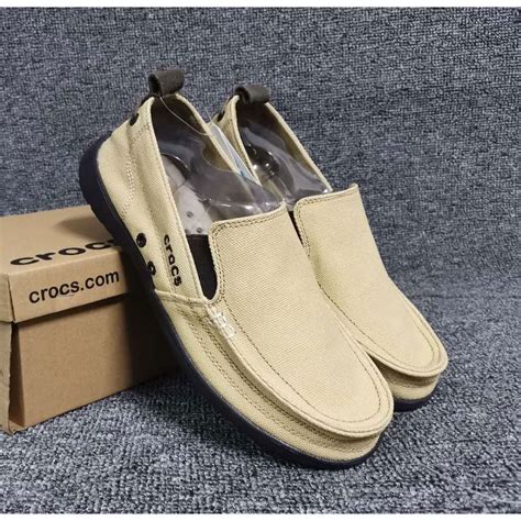 Crocs men's casual classic canvas shoes casual shoes | Shopee Philippines