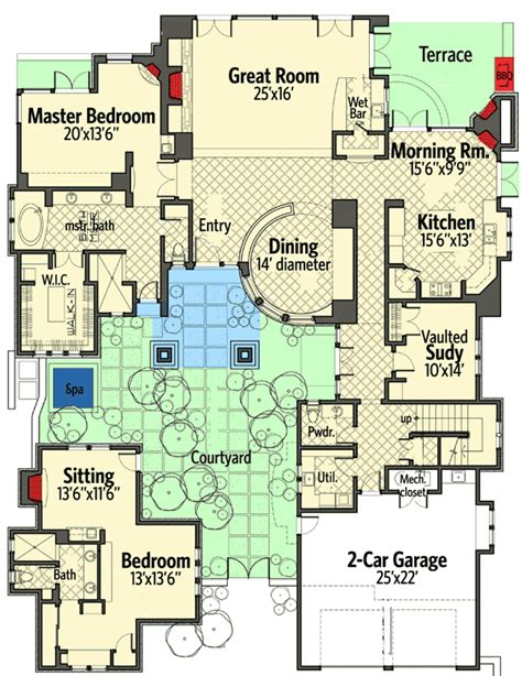 Most Popular 27+ Courtyard House Plan With Casita