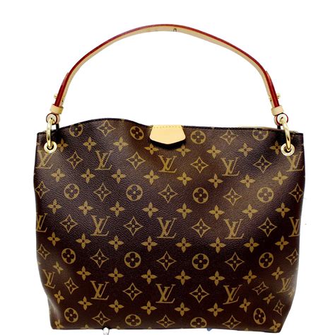 LOUIS VUITTON Graceful PM Monogram Canvas Shoulder Bag Brown