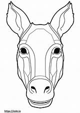 Mule Coloring Pages  Free Printable sketch template