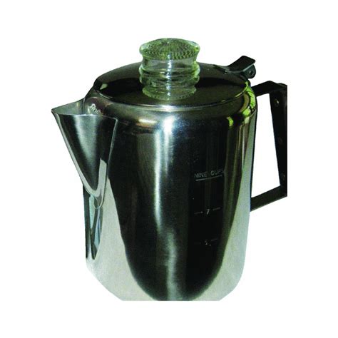 Rapid Brew Stainless Steel Stovetop Coffee Percolator, 2-9 cup , New, Free Shipp