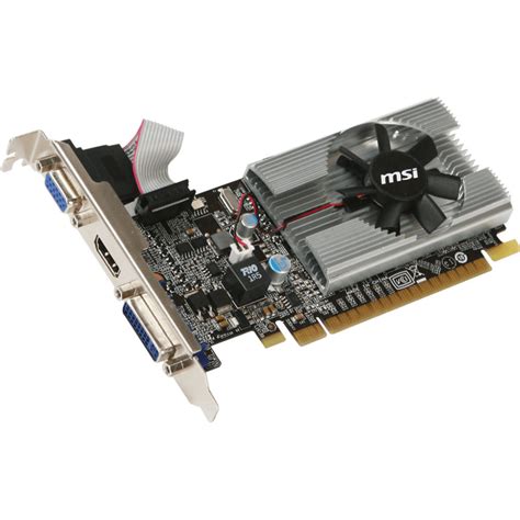 MSI GeForce 210 N210 Graphics Card N210-MD1G/D3 B&H Photo Video