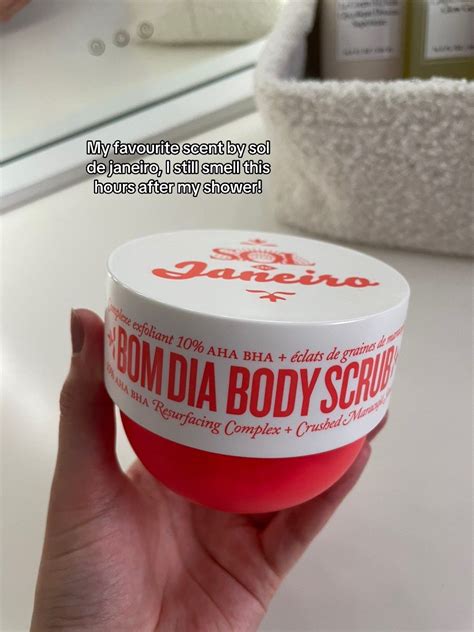 Sol de Janeiro Bom Dia Bright Body Scrub | Smoothing cream, Body care ...