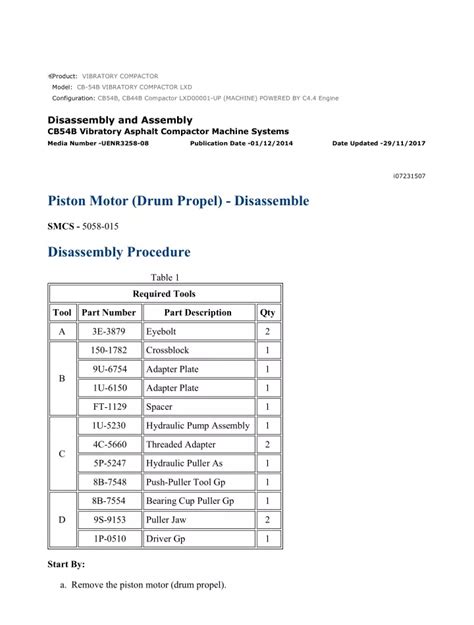 PPT - Caterpillar Cat CB54B VIBRATORY Compactor (Prefix LXD) Service Repair Manual Instant ...