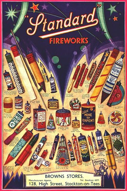 Old Standard Fireworks Poster | Epic Fireworks Blog