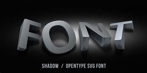 Shadow SVG Font