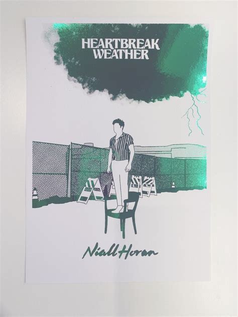 Heartbreak Weather Niall Horan Foil Print | Etsy