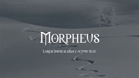 Morpheus Font : Download Free for Desktop & Webfont