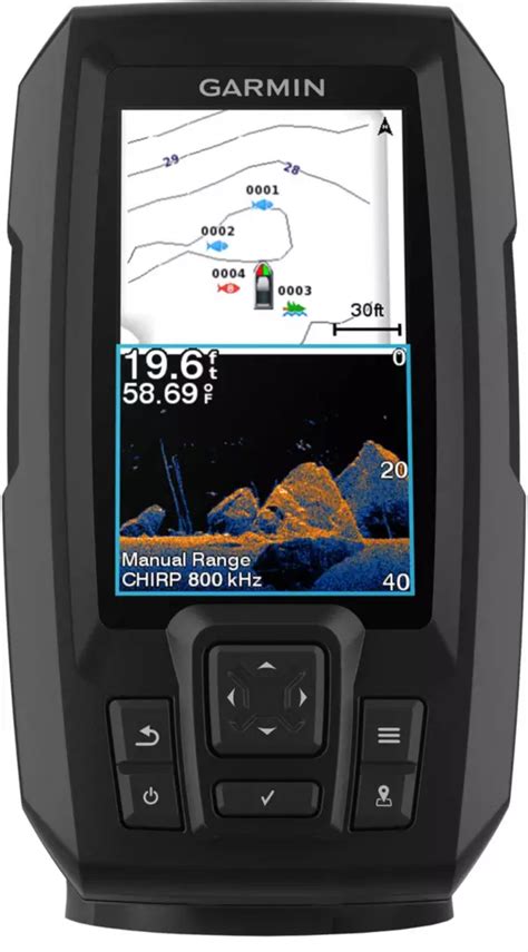 Garmin STRIKER Vivid 4cv Fish Finder with GT20-TM Transducer | Publiclands