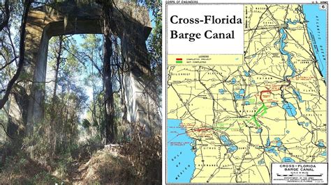 Cross Florida Barge Canal Map