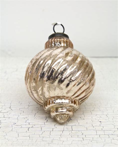 mercury ornament | Mercury glass ornaments, Silver christmas, Vintage ornaments