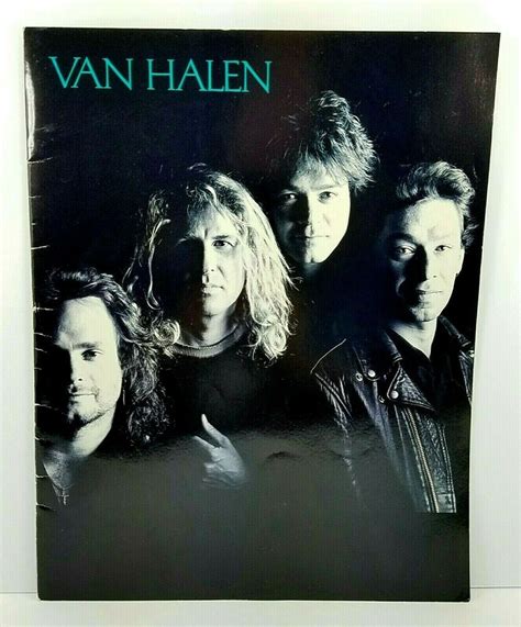 Van Halen OU812 Concert Tour Program Live Eddie Alex Michael Sammy ...