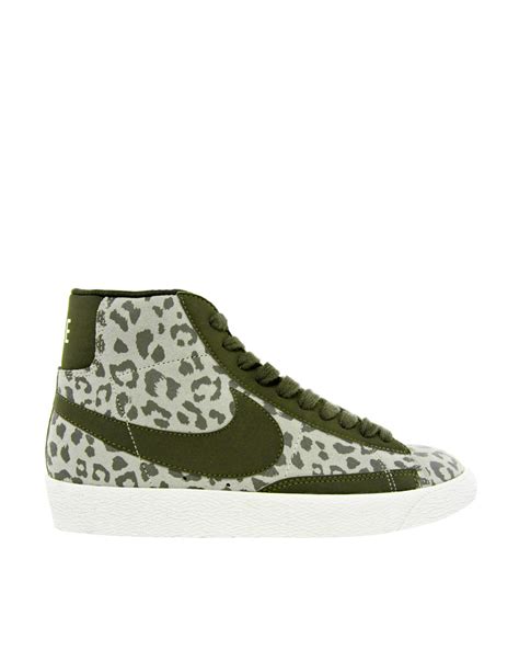 Lyst - Nike Blazer Mid Leopard Print Sneakers