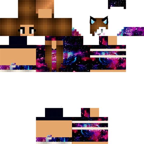 Kawaii Minecraft Skins Layout | Minecrafts Skins