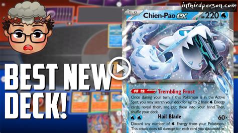 The Best New Deck! – Chien-Pao ex Deck Preview (Pokemon TCG Paldea Evolved) – In Third Person