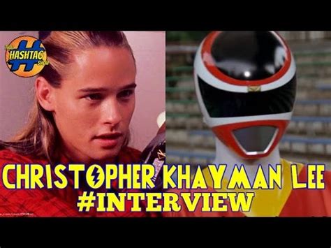 Christopher Khayman Lee (Andros, Power Rangers in Space) Interview ...