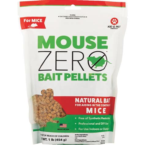 Mouse Zero Bait Pellets, 1 lb., Natural Bait Pellets For Rats and Mice - Walmart.com - Walmart.com