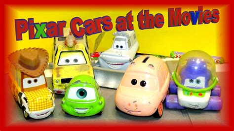 Pixar Disney Cars at The Movies with Woody and Hamm Buzz Lightyear and ...