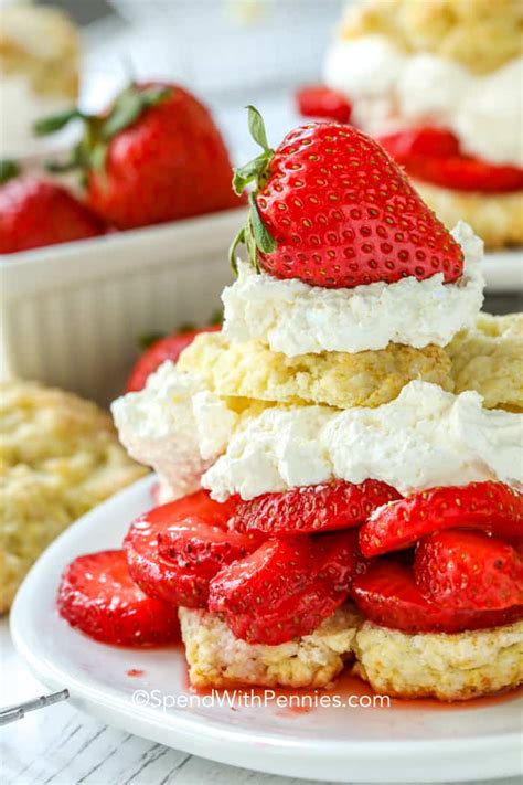 Easy Strawberry Shortcake Recipe {30 Min Dessert} - Spend With Pennies