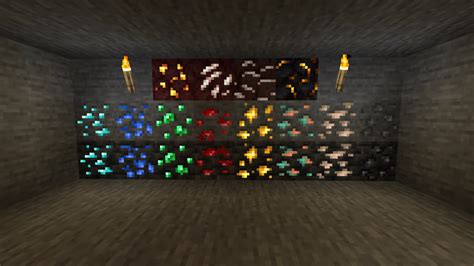 Glowing Ores Texture Pack Para Minecraft 1.17, 1.16.5, 1.15.2, 1.14.4, 1.13.2, 1.12.2, 1.11.2, 1 ...