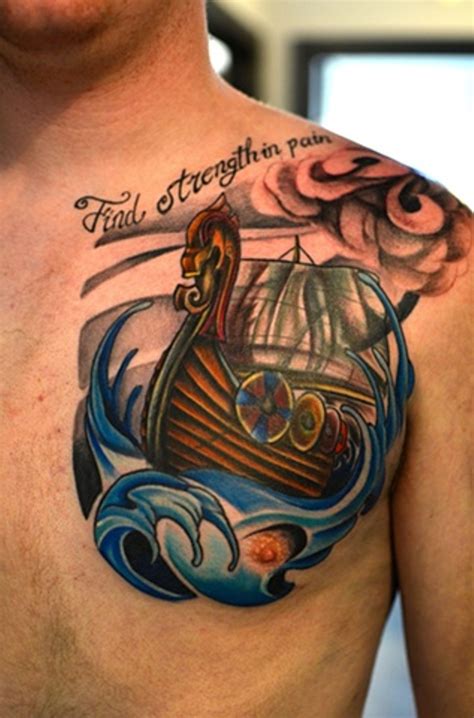 55 Stylish Viking Shoulder Tattoos