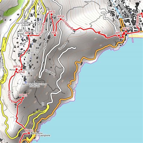 Amalfi Coast: PDF hiking map for download (1: 15.000) | WandernDeluxe