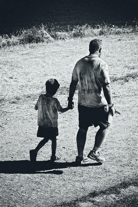 Father And Son Holding Hands Royalty-Free Stock Photo