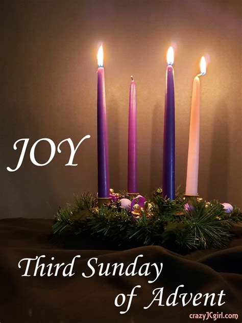 JOY: 3rd Sunday of Advent ~ Crazy JC Girl