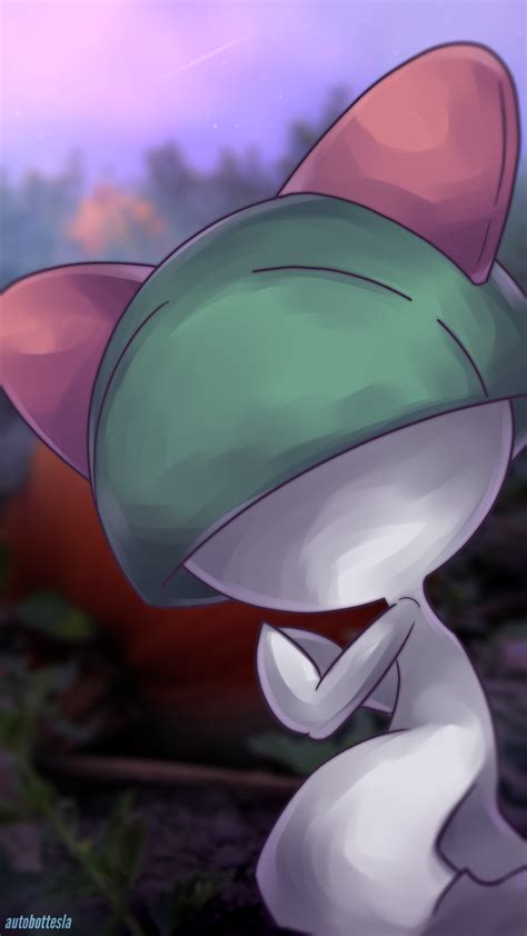 (Day 491) Day 064 ROUND TWO - Ralts by AutobotTesla on DeviantArt