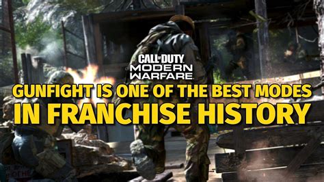 Gunfight is One of the Best Modes in Franchise History | Call of Duty: Modern Warfare - YouTube