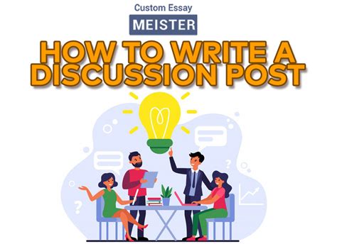 How to Write a Discussion Post | CustomEssayMeister.com