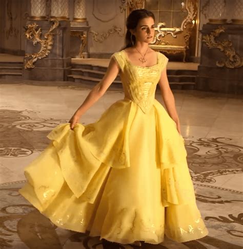 Yellow Emma Watson Tiered Embroidery Prom Celebrity Formal Dress Beaut ...