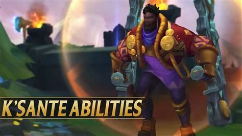 K'SANTE ABILITIES Gameplay Explained - New Champion - League of Legends - YouTube