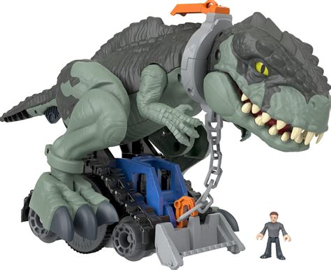 Fisher-Price Imaginext Jurassic World Dominion Giga Dinosaur Toy, 16 x 29 in, with Lights Sounds ...