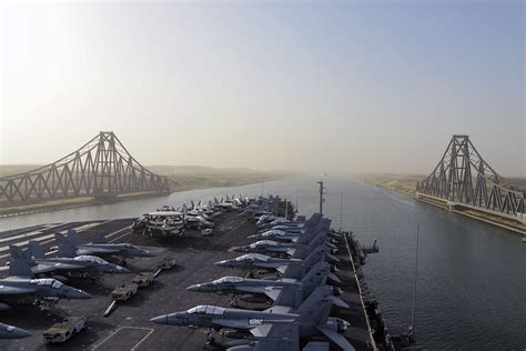 USS Harry S Truman (CVN 75) Transits The Suez Canal | Defence Forum ...