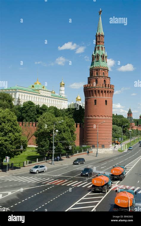 Towers of the Moscow Kremlin Stock Photo - Alamy