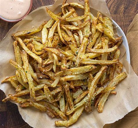 Air Fryer Garlic Parmesan French Fries - I Am Homesteader