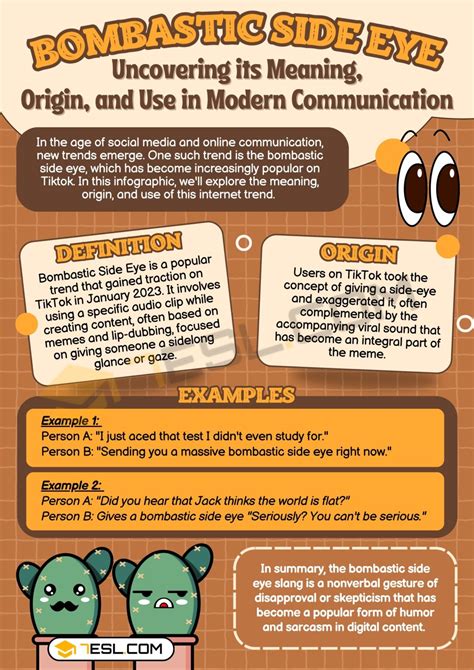 Bombastic Side Eye Meaning, Origin and Examples • 7ESL