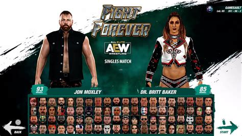 AEW FIGHT FOREVER Video Game - Full Roster PS5/Xbox Concept/Preditcion ...