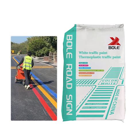 Quick Dry Thermoplastic Road Marking Coating Paint Good Reflective Line ...