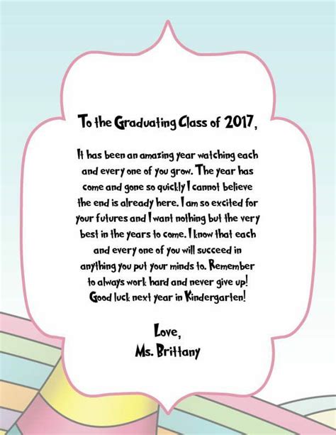 Pin by Catherine Tino on grad | Kindergarten graduation speech, Preschool graduation speech ...