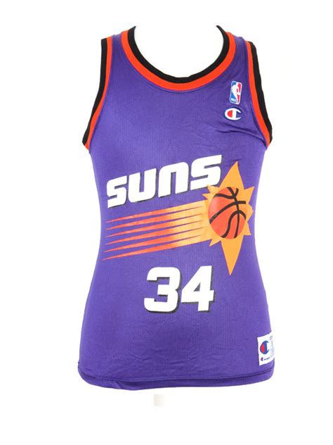 Charles Barkley Phoenix Suns Purple Champion Jersey - 5 Star Vintage